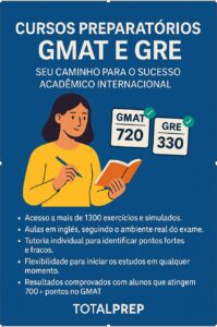 Cursos preparatorios gmat gre